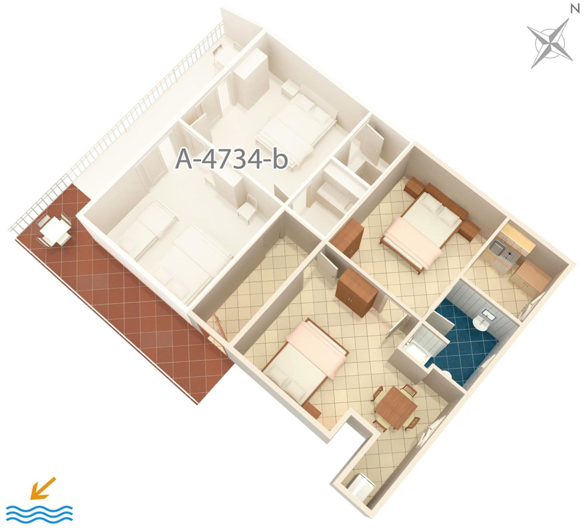 Apartments By The Sea Podaca, Makarska - 4734 Exterior photo
